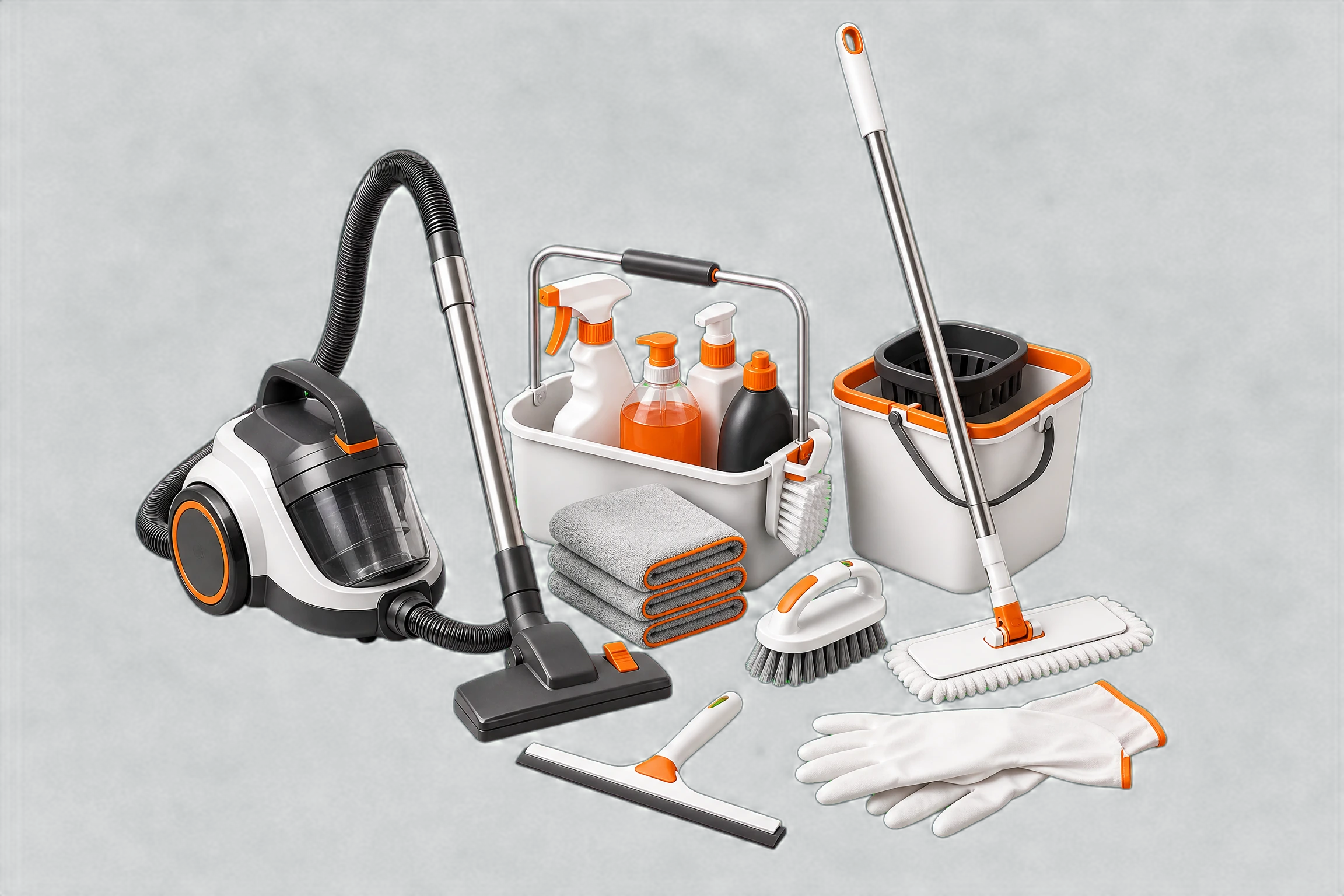 Cleaning equipment and recurring-service tools