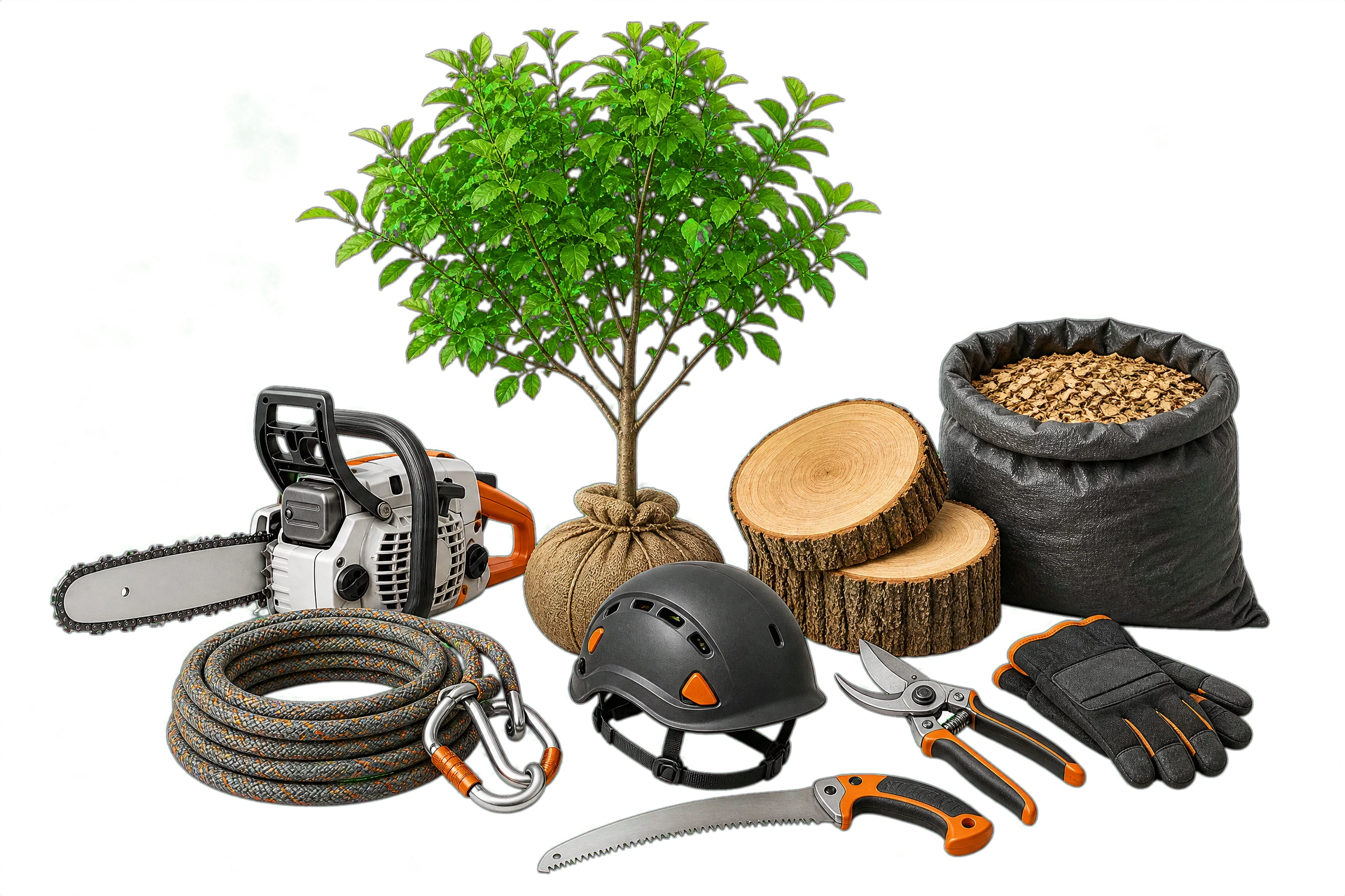Tree service emergency, safety, and estimate materials