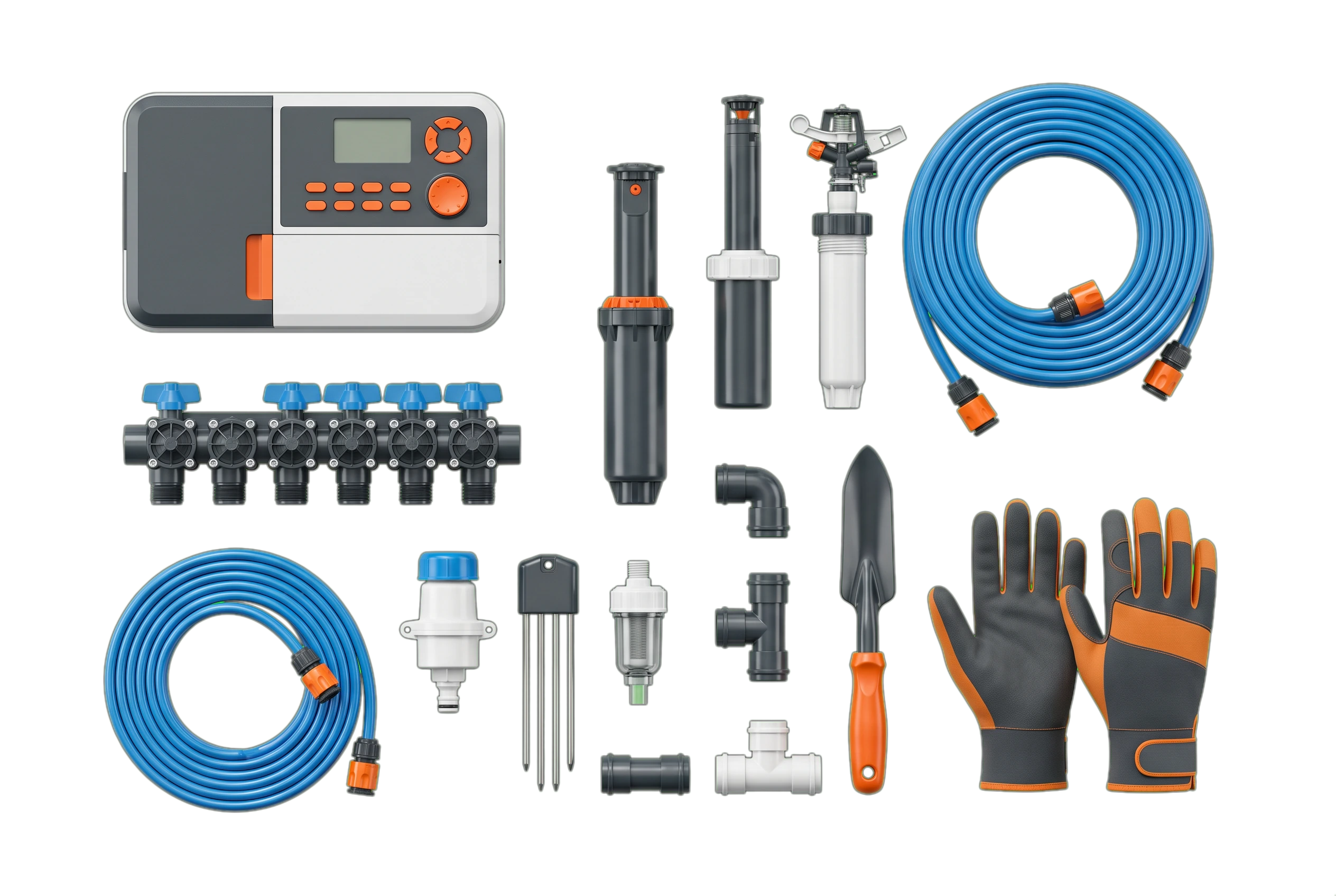 Irrigation equipment and seasonal service tools