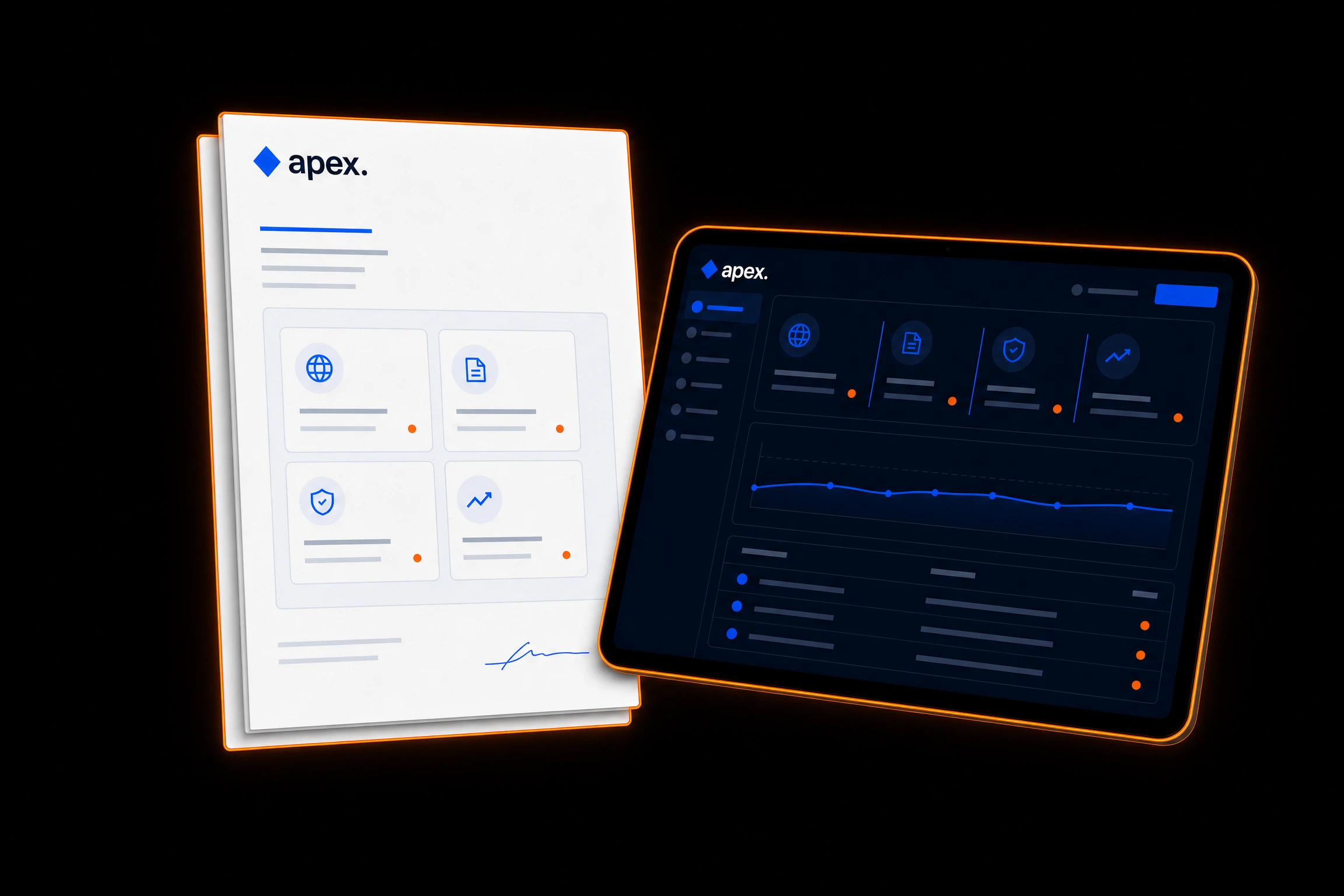 Apex monthly website maintenance report and dashboard