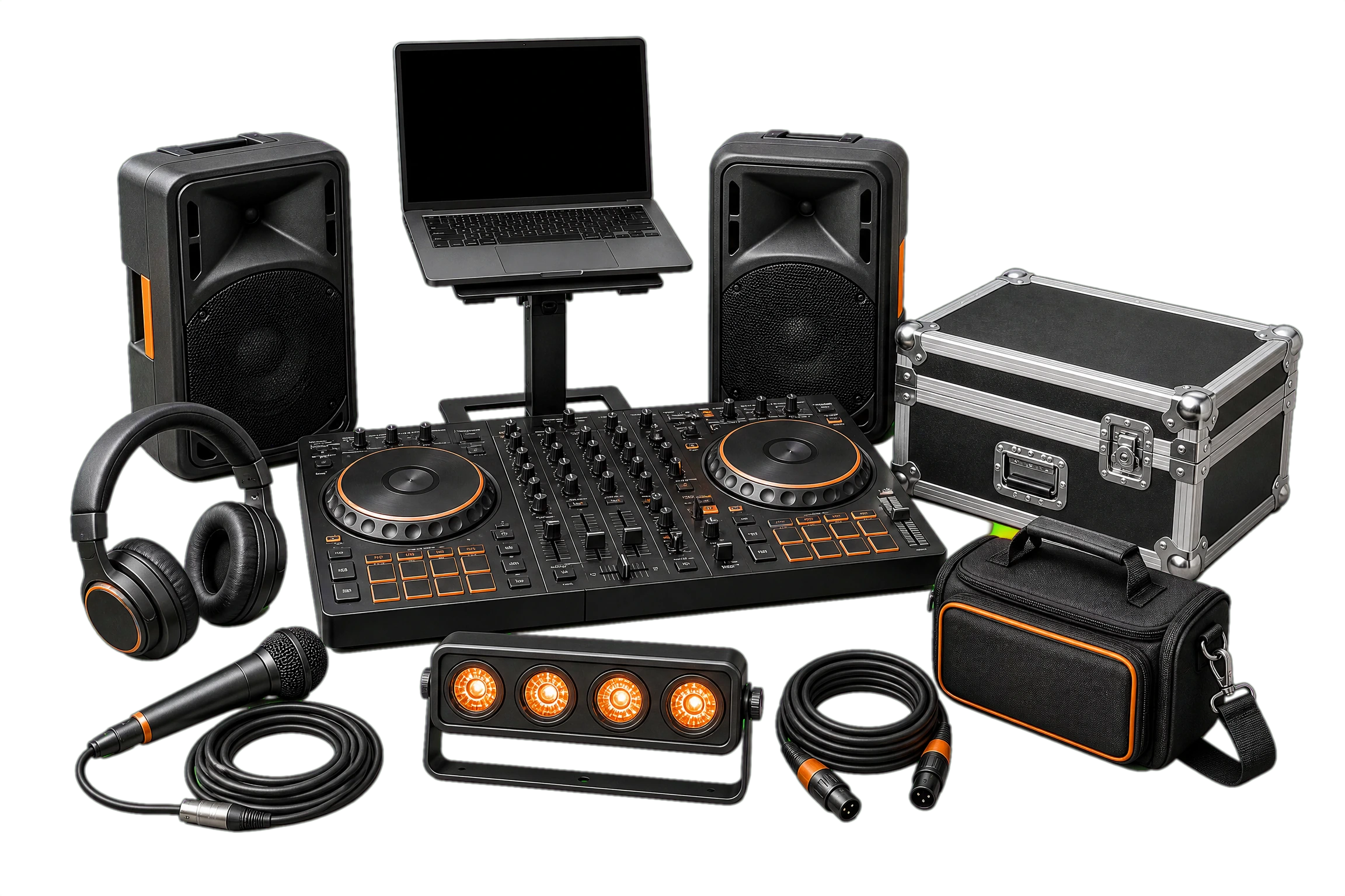 DJ media, event service, and booking materials