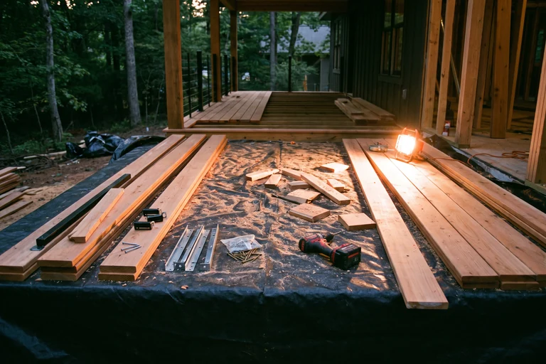 deck and porch builders - Next step