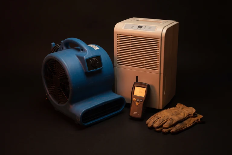 water damage restoration company - Next step