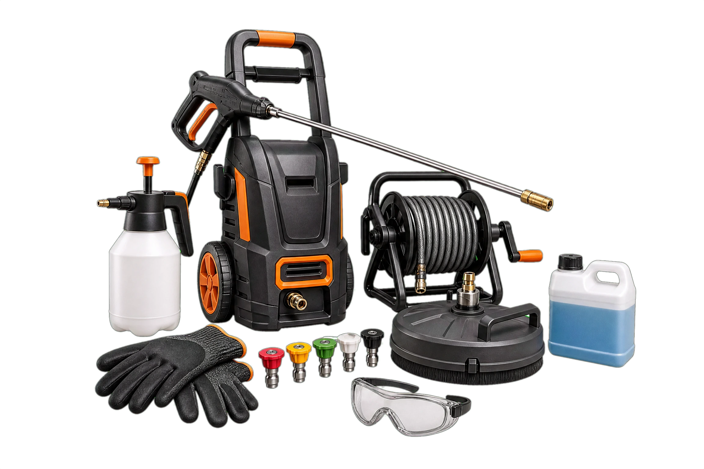 Pressure washing service, results, and quote materials