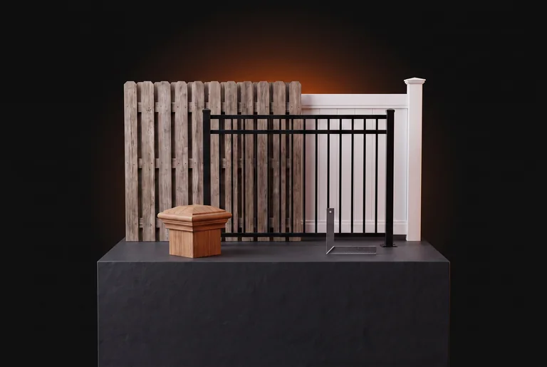 fencing contractors - Show material and project options clearly