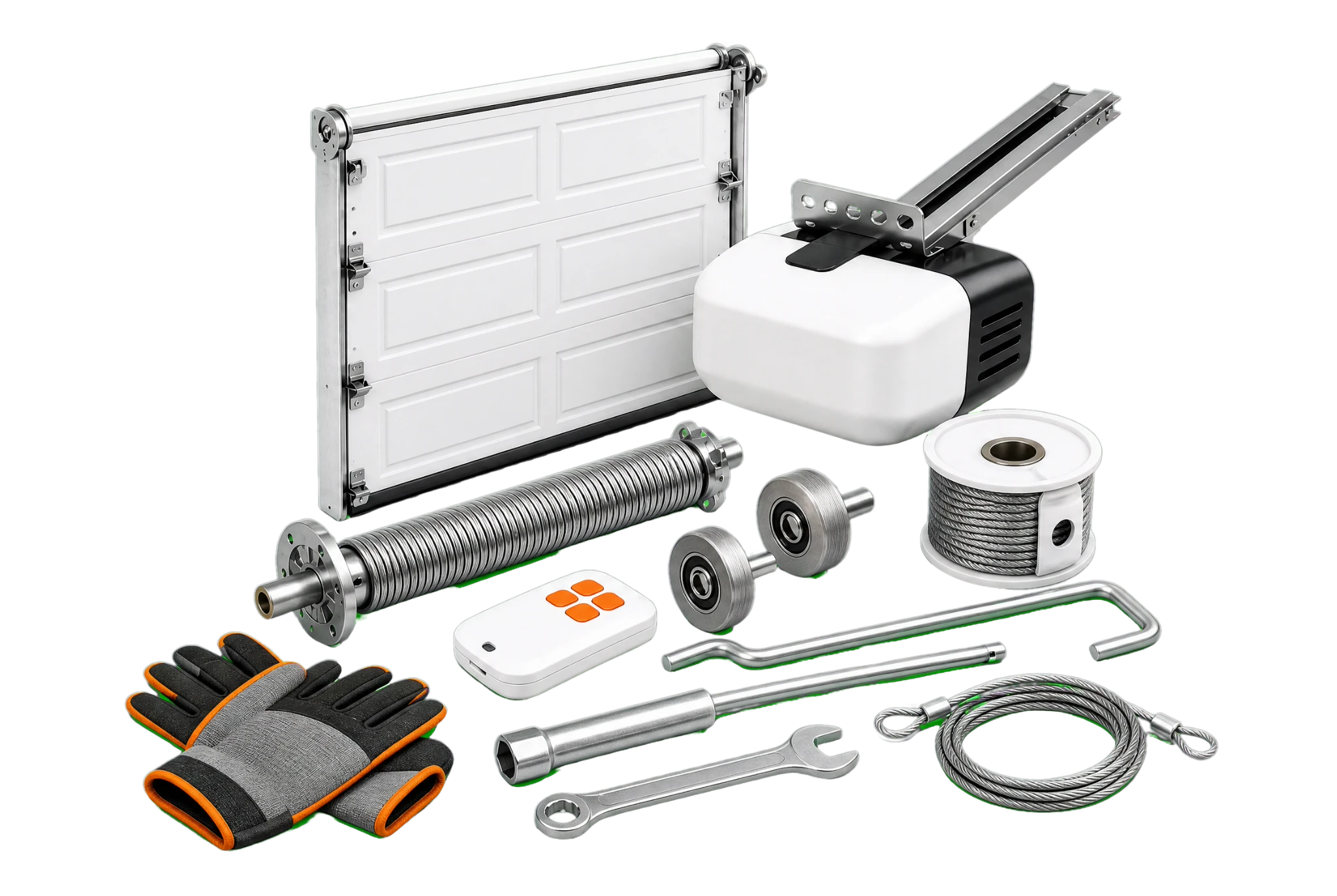 Garage door equipment and service tools